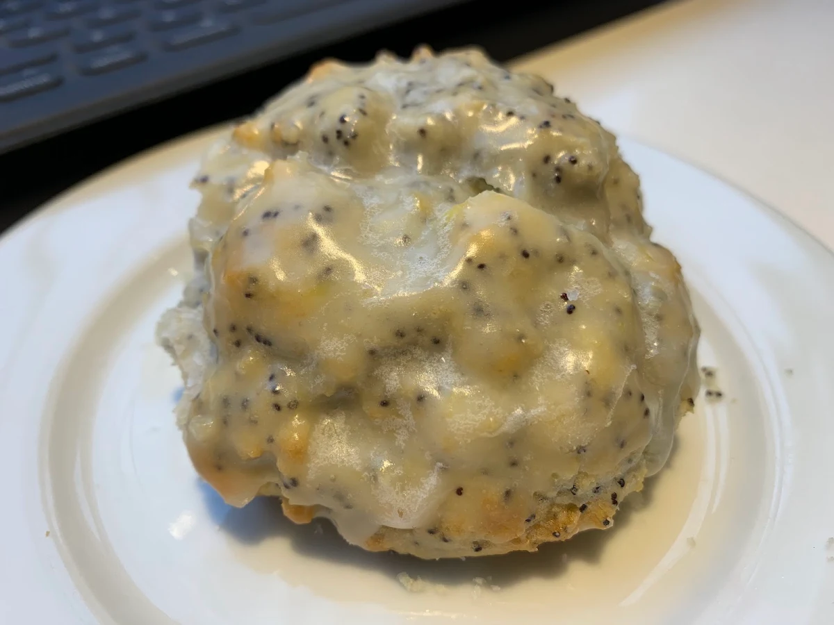 Lemon Poppy Seed Scone