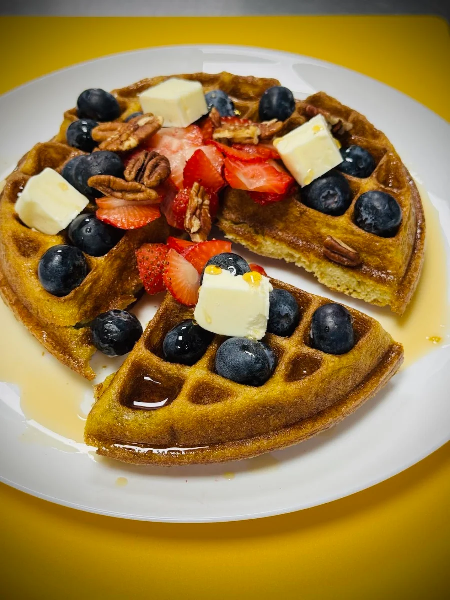 Big Breakfast Cauliflower Waffle