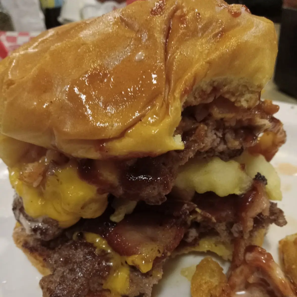 Whiskey Bacon Cheeseburger