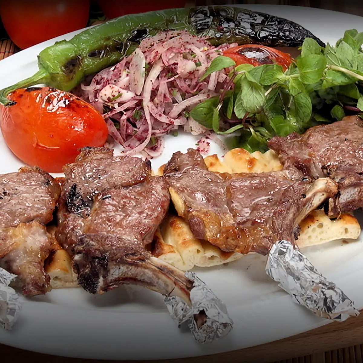 Lamb Chops Kuzu Pirzola Entree