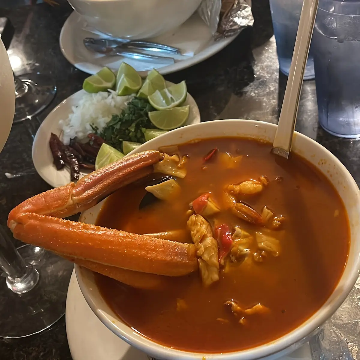 Mariachi's Grilled Shrimp with Vegetable Quesadilla