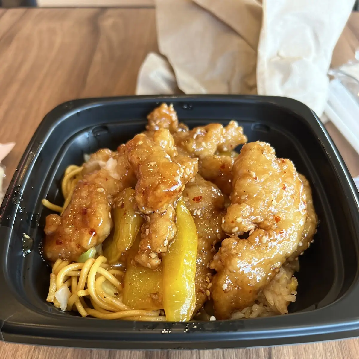 Sesame Seed Chicken Bowl
