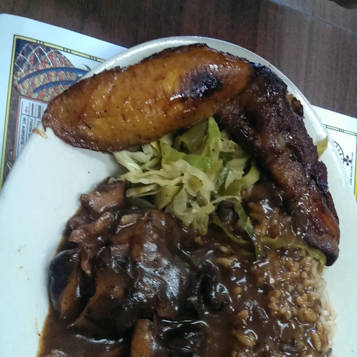 Brown Stew Chicken Lunch Special