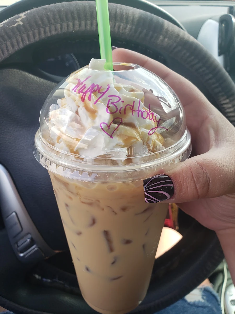 Iced Caramel Latte