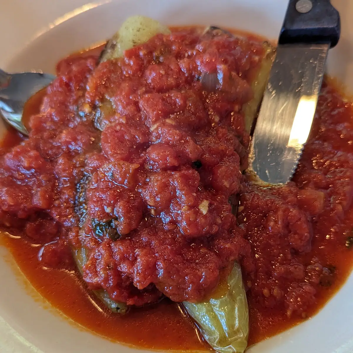 Sausage Stuffed Banana Peppers