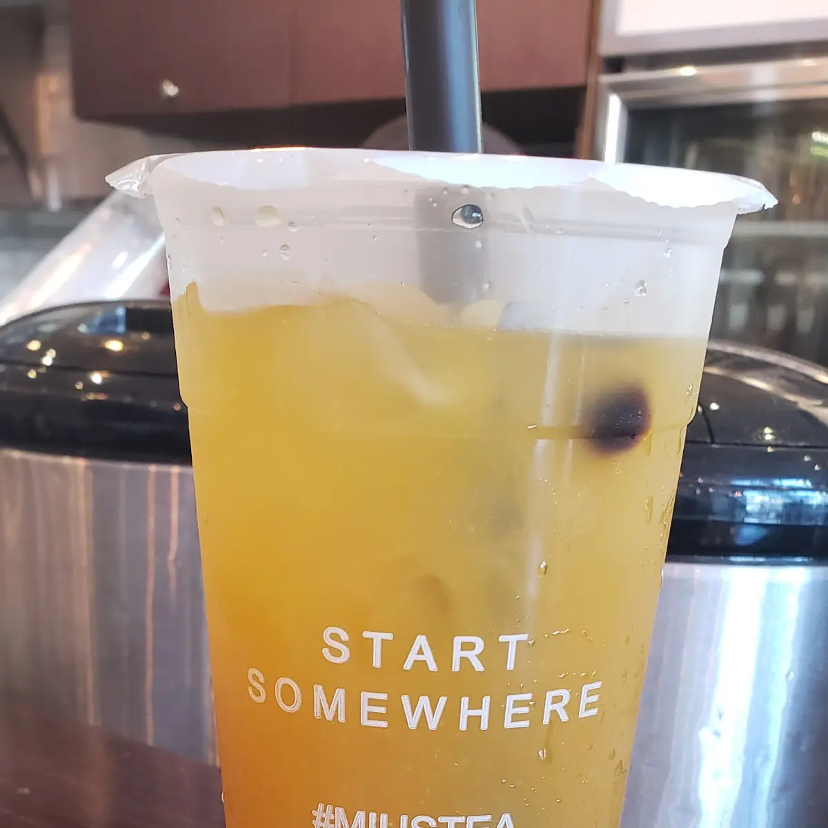 Passion Fruit Bubble Tea