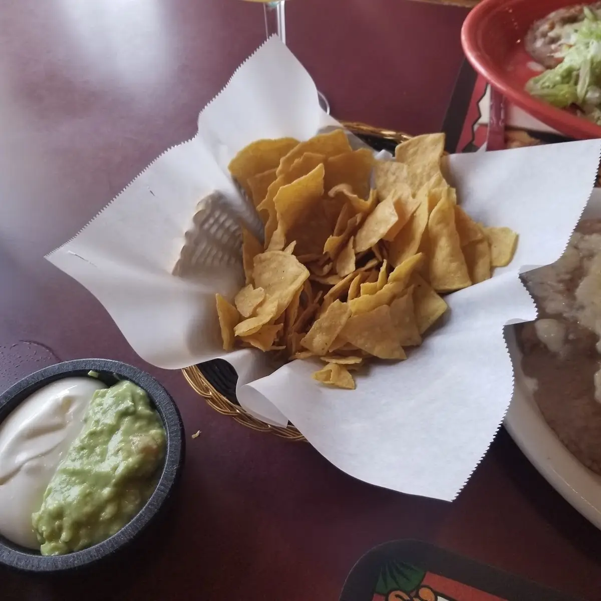 One Tostada and One Tamal