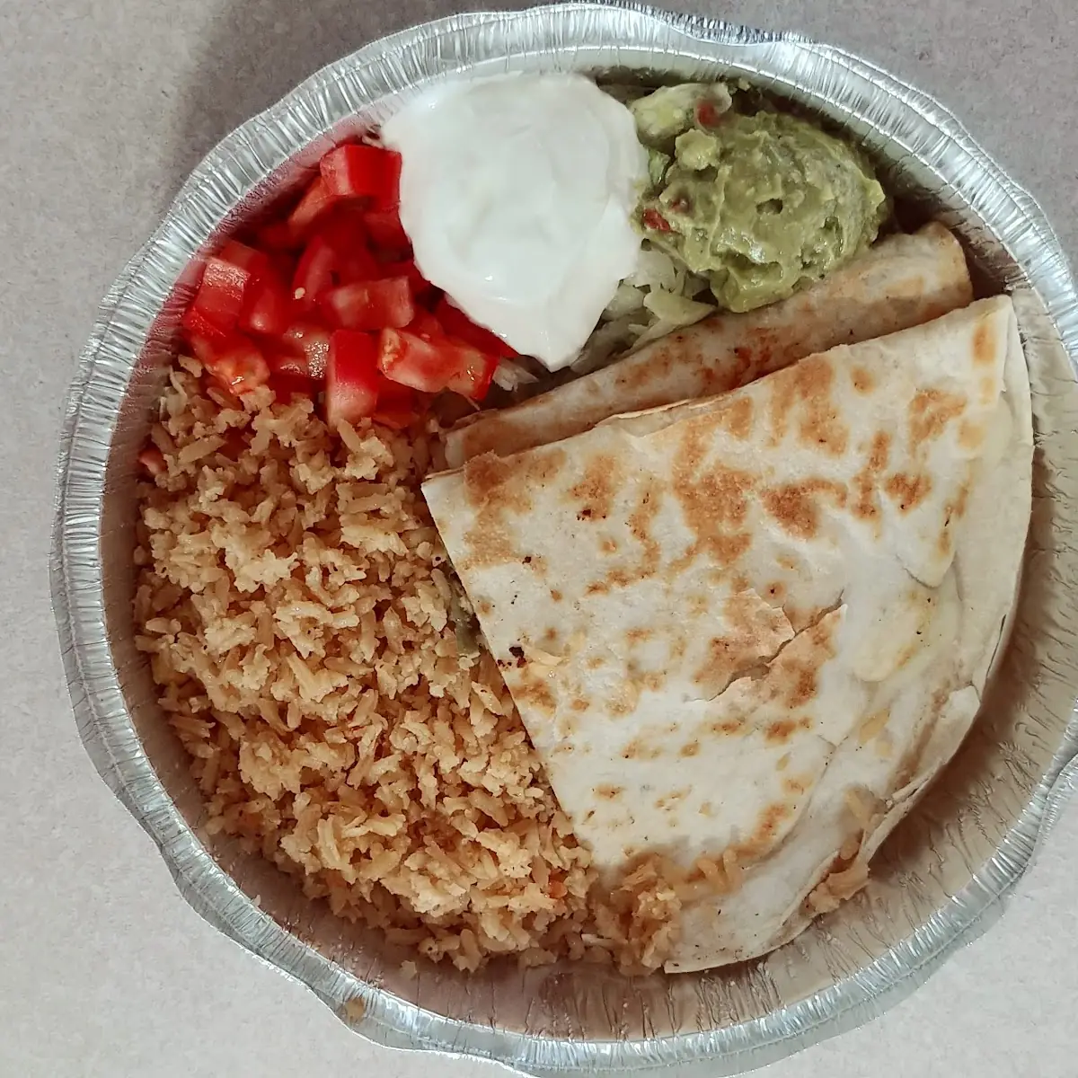 Cheese Quesadilla with Dilled Jalapenos