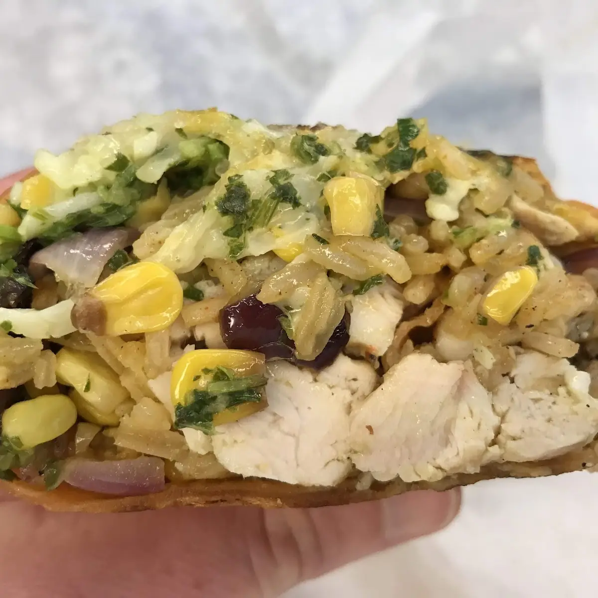 Chimichurri Chicken Wrap