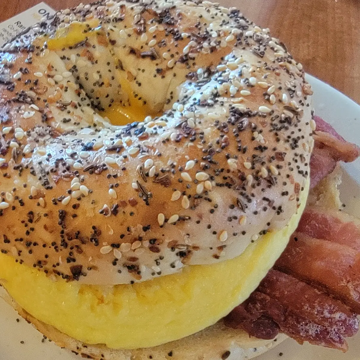 Everything Bagel Breakfast Sandwich