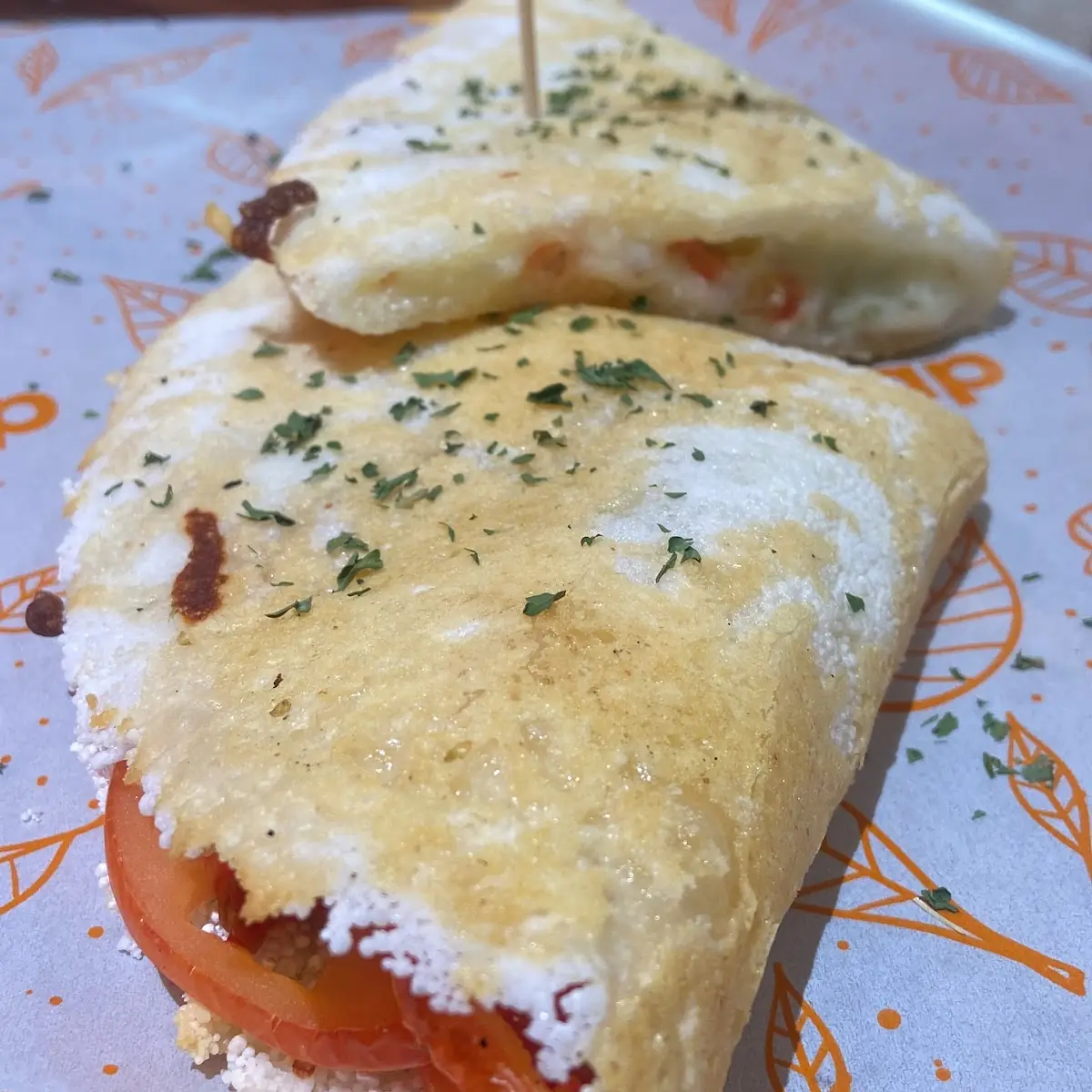 Caprese Tapioca Sandwich