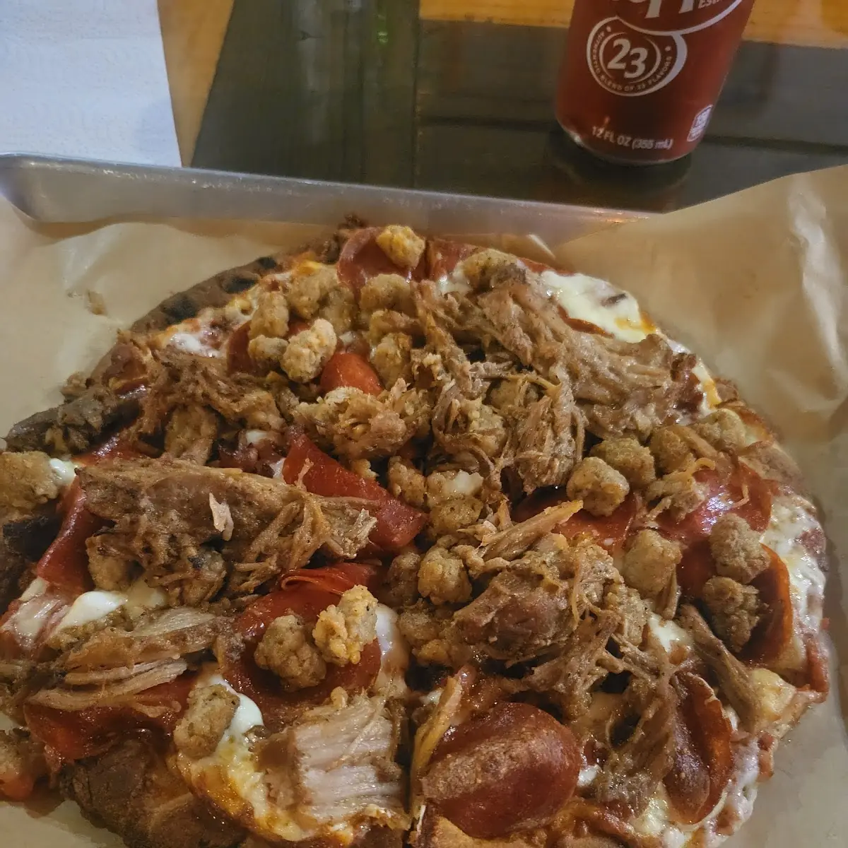 Meathead Pepperoni Sausage Bacon Carnitas