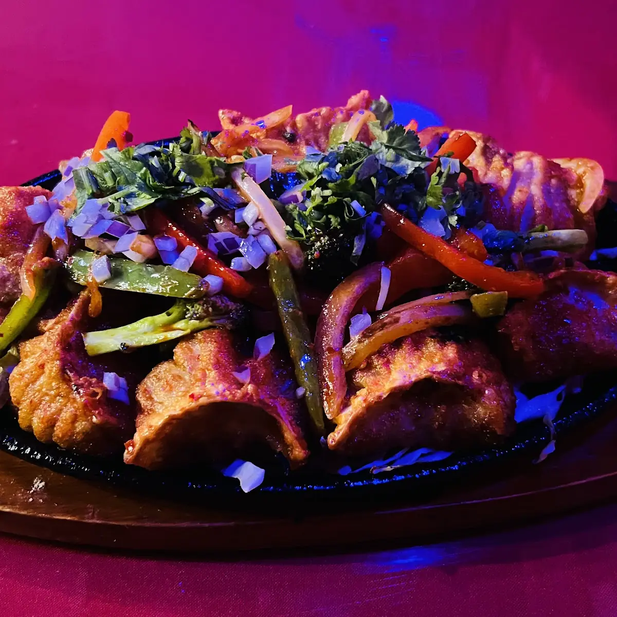 Chilli Chicken Momos