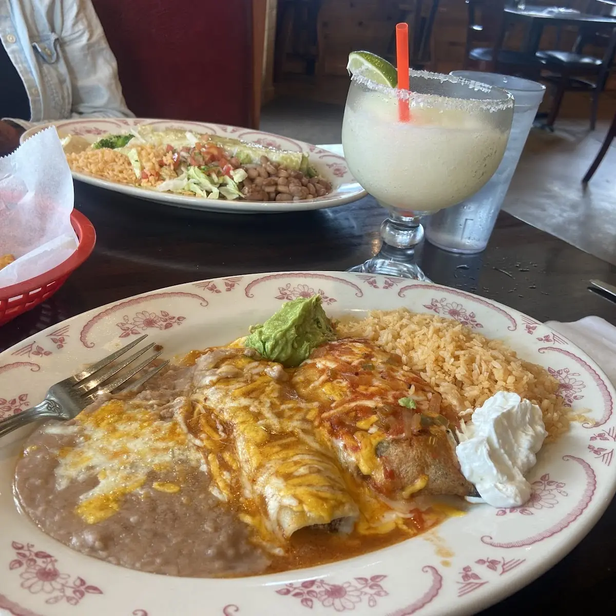 Chile Relleno and Enchilada