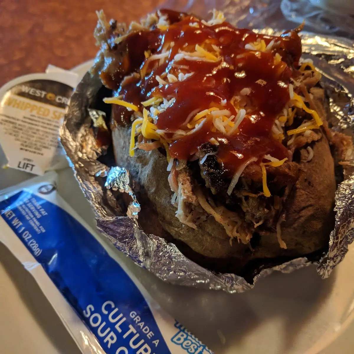 Loaded BBQ Baked Potato