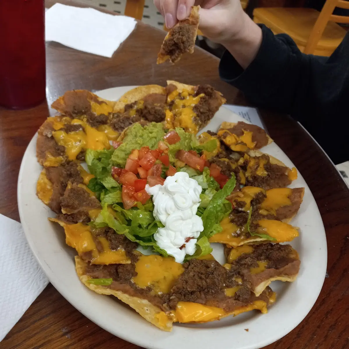 Bean and Cheese Nachos