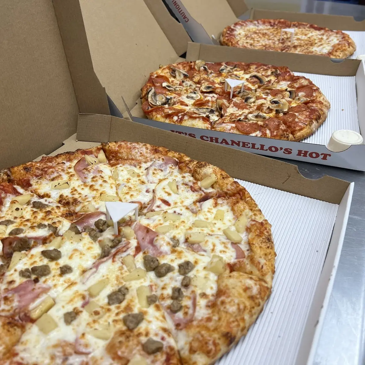 Thin Crust Cheese Pizza Lightly Done