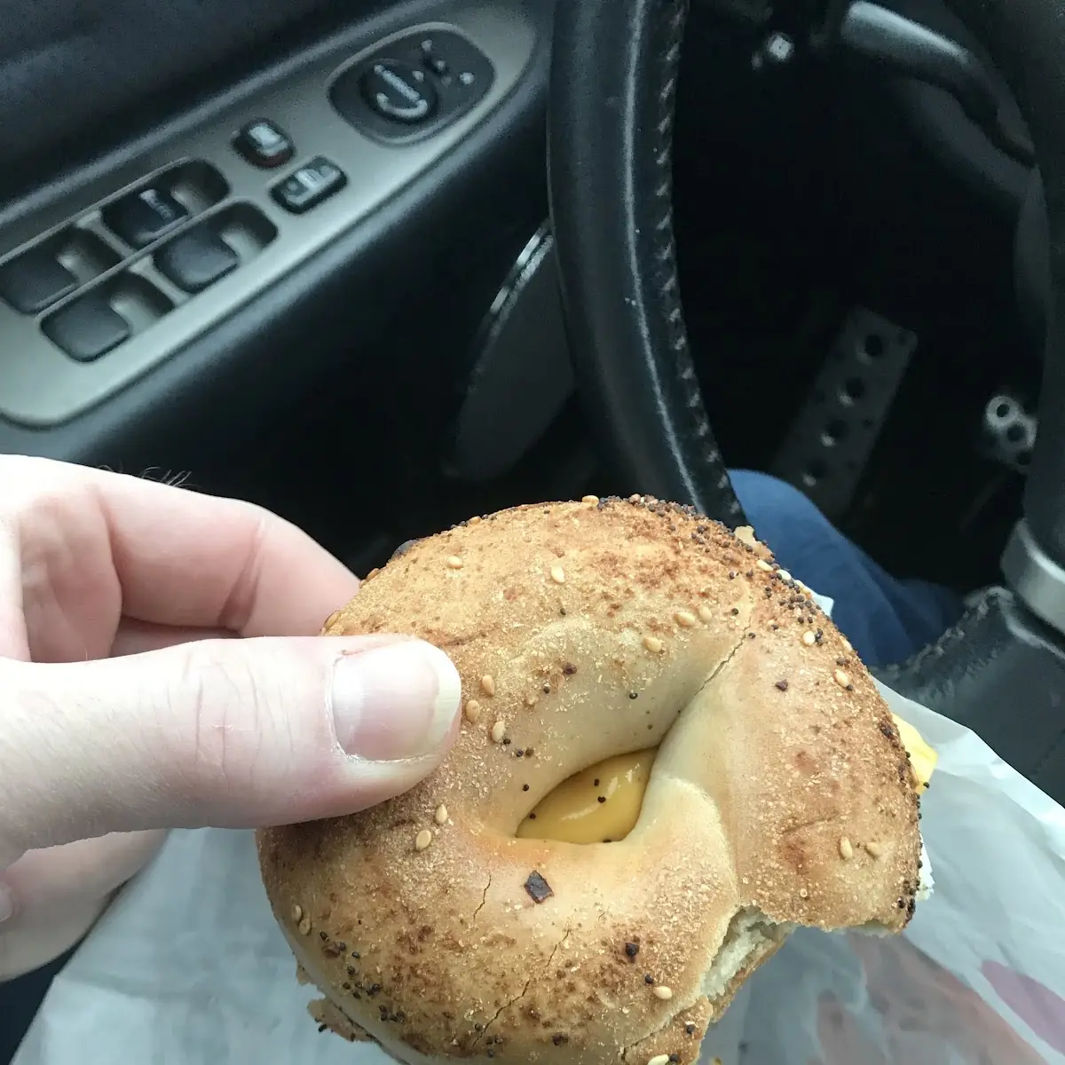 Bacon Egg Cheese Everything Bagel
