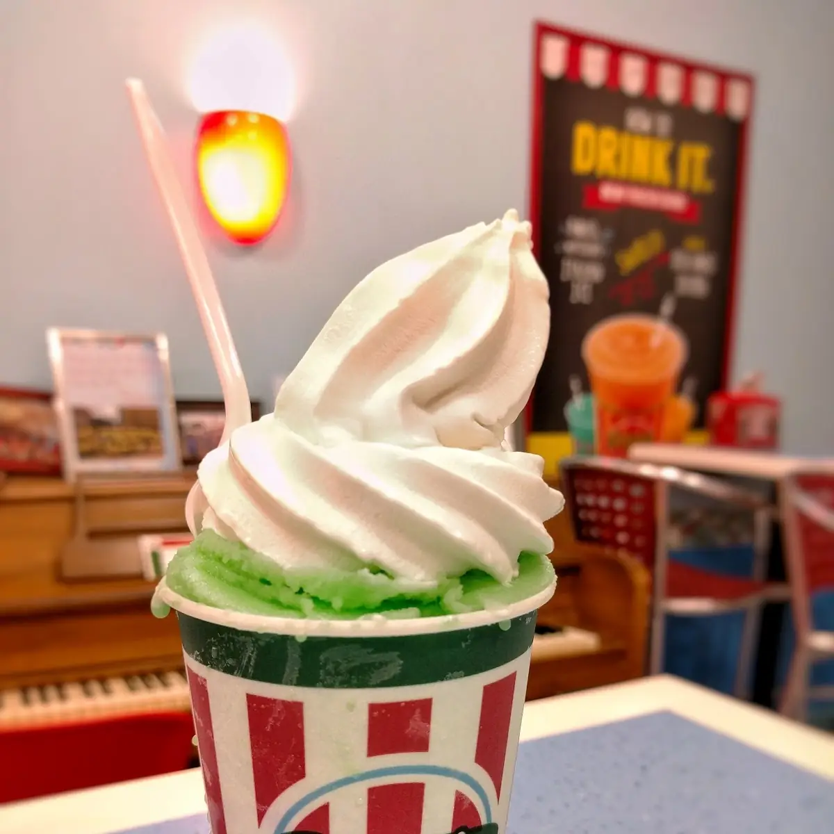 Mint Chocolate Italian Ice