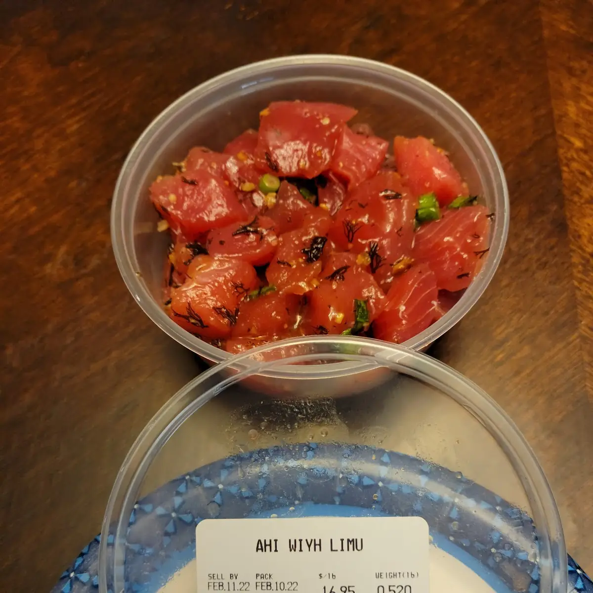 Ahi Poke with Limu