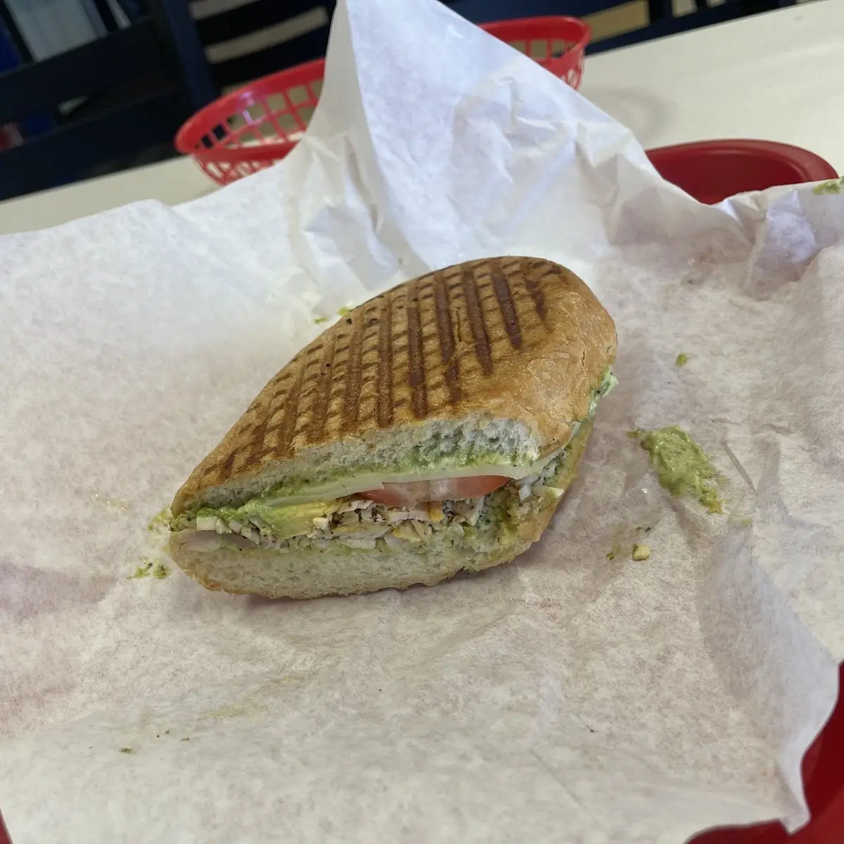 Chicken Pesto Panini
