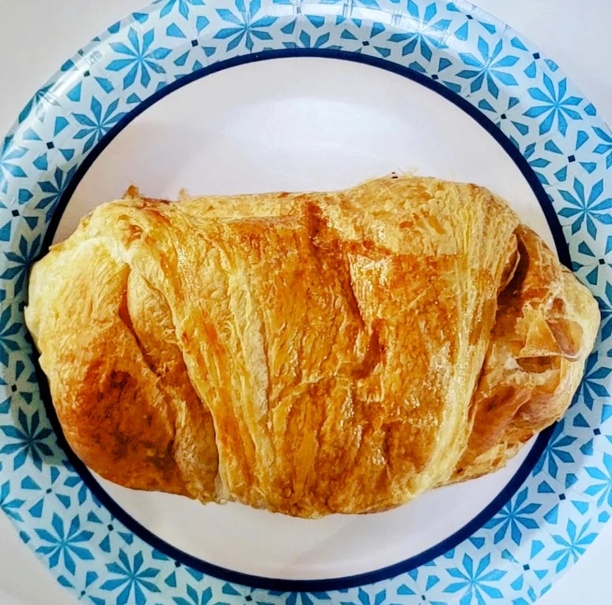 Ham and Cheese Croissant Sandwich