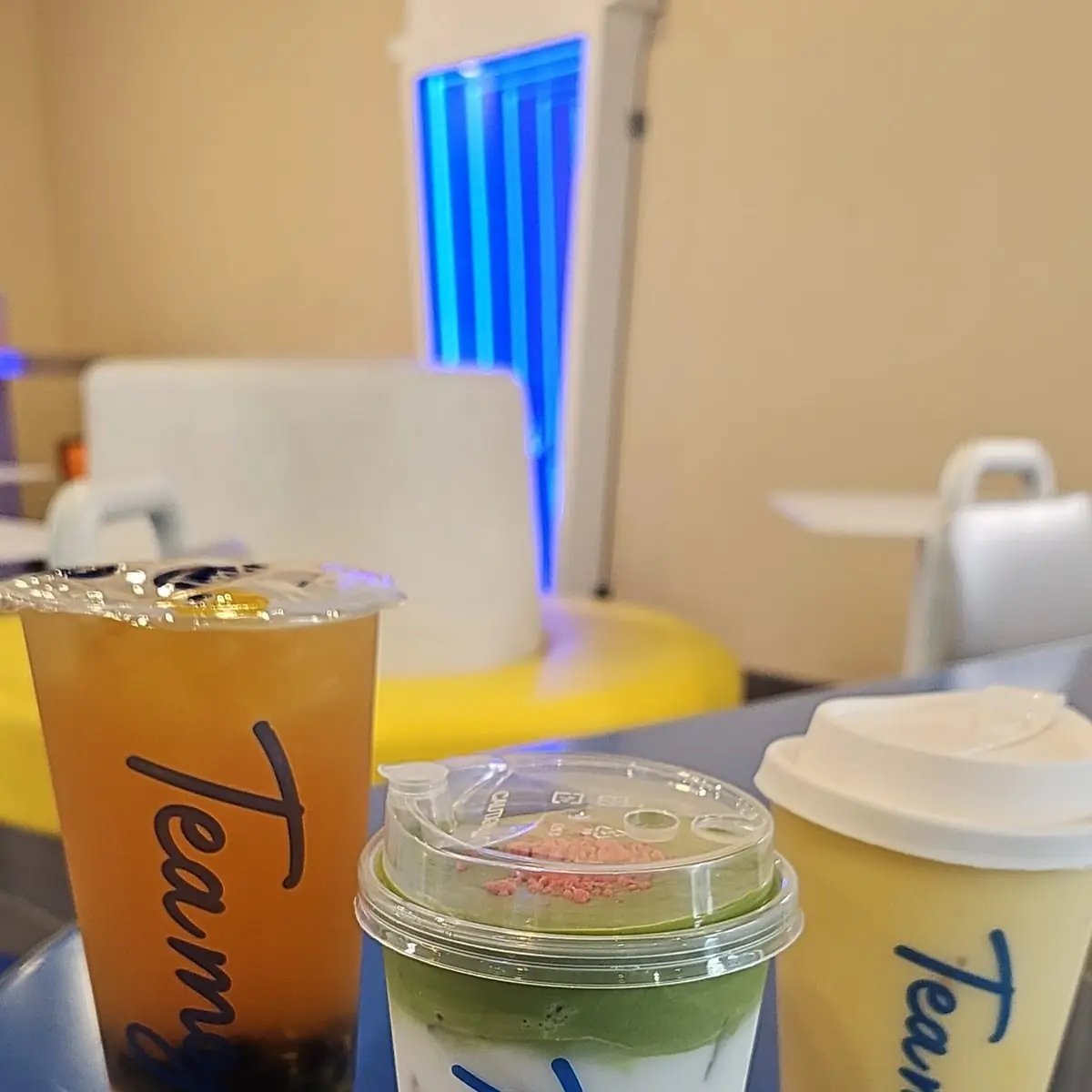 Mango Pearl Tea with Cheese Foam