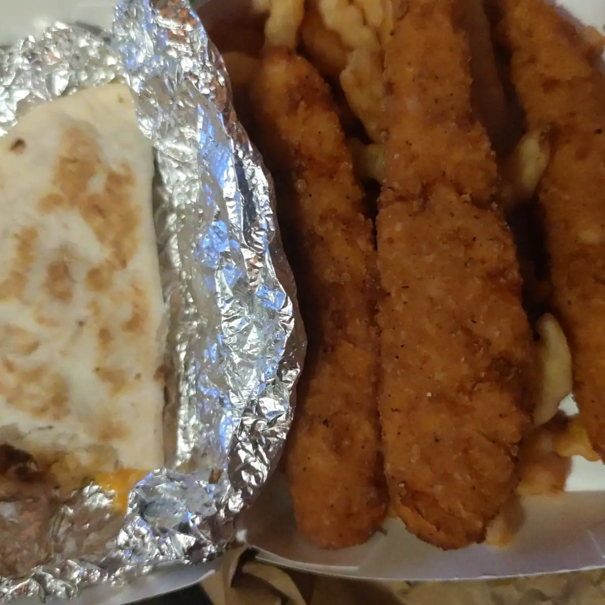 4 Dollar Chicken Box and Quesadilla Snacker