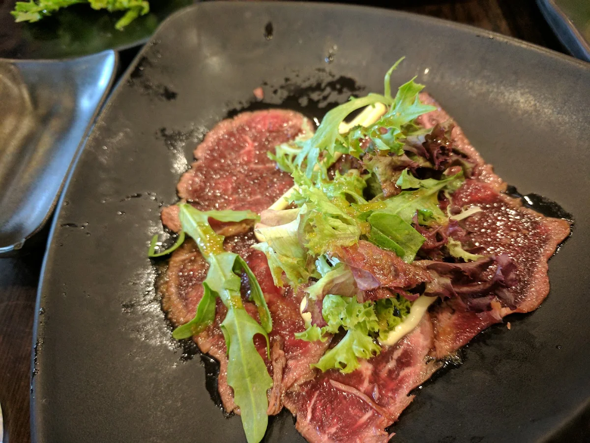 Beef Carpaccio, Okami Japanese Restaurant