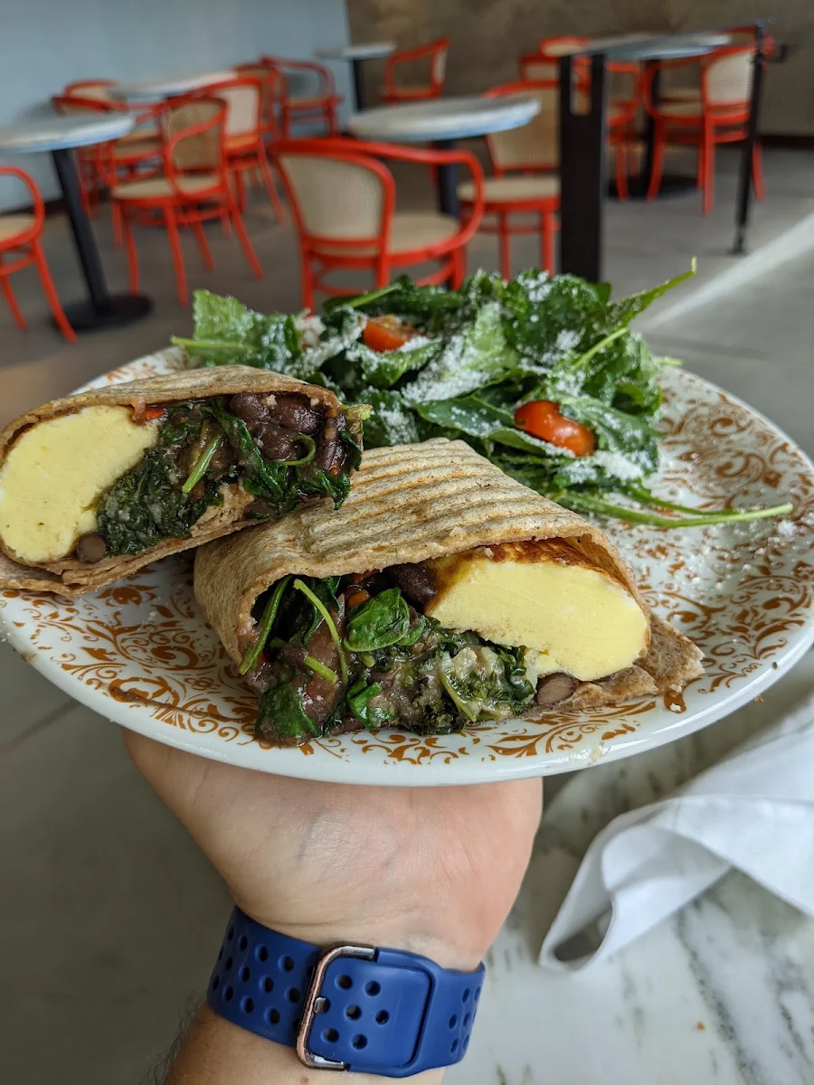 Black Bean Breakfast Burrito