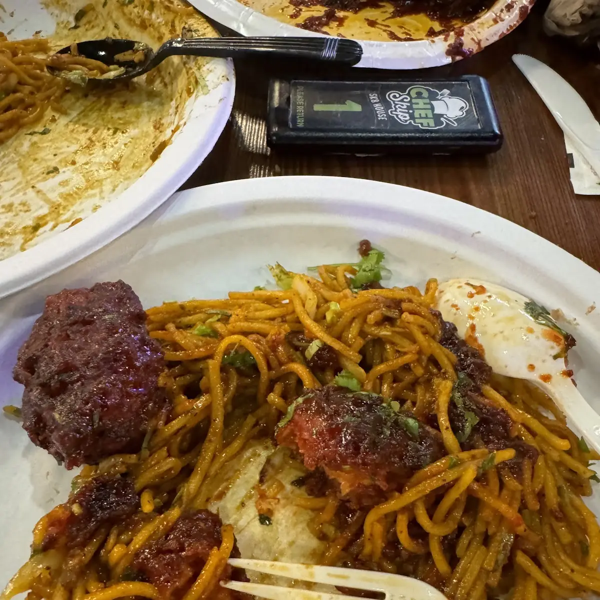 Manchurian Dry with Noodles