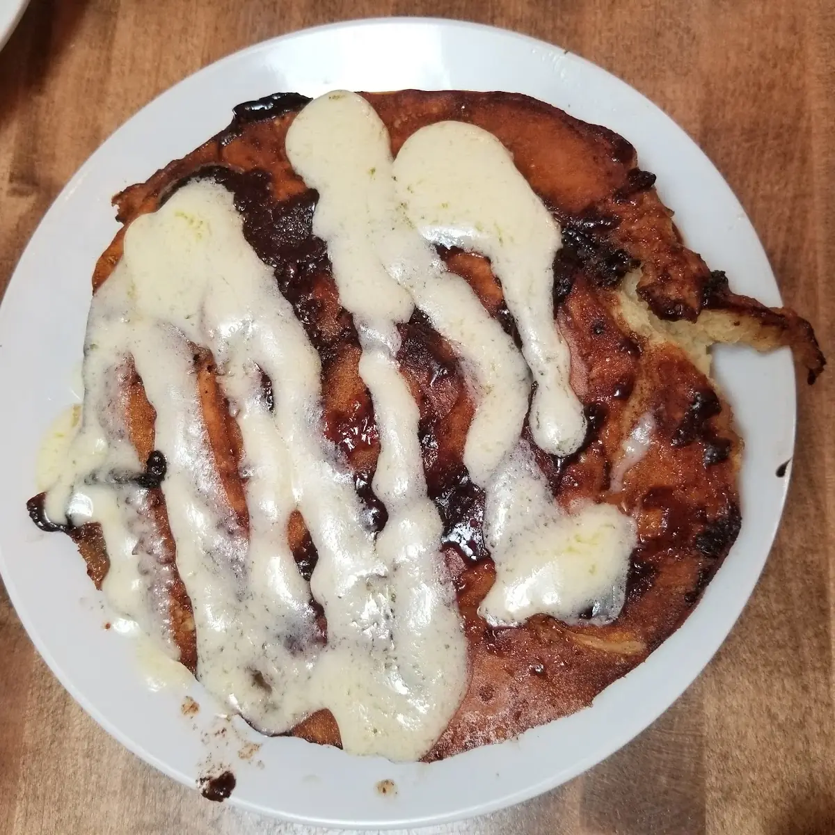 Cinnamon Bun Pancakes