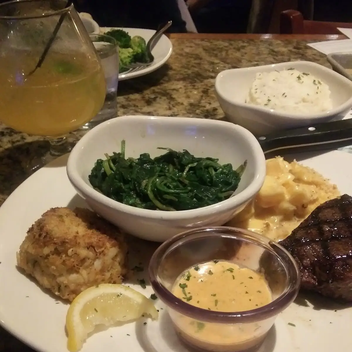 Sirloin & Crab Cake