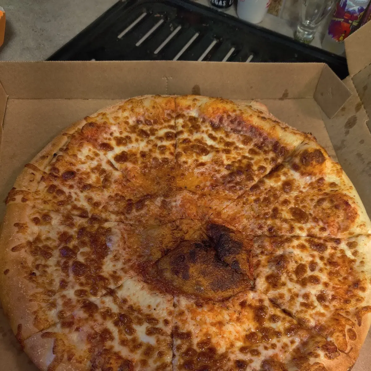Burnt Cheese Pizza