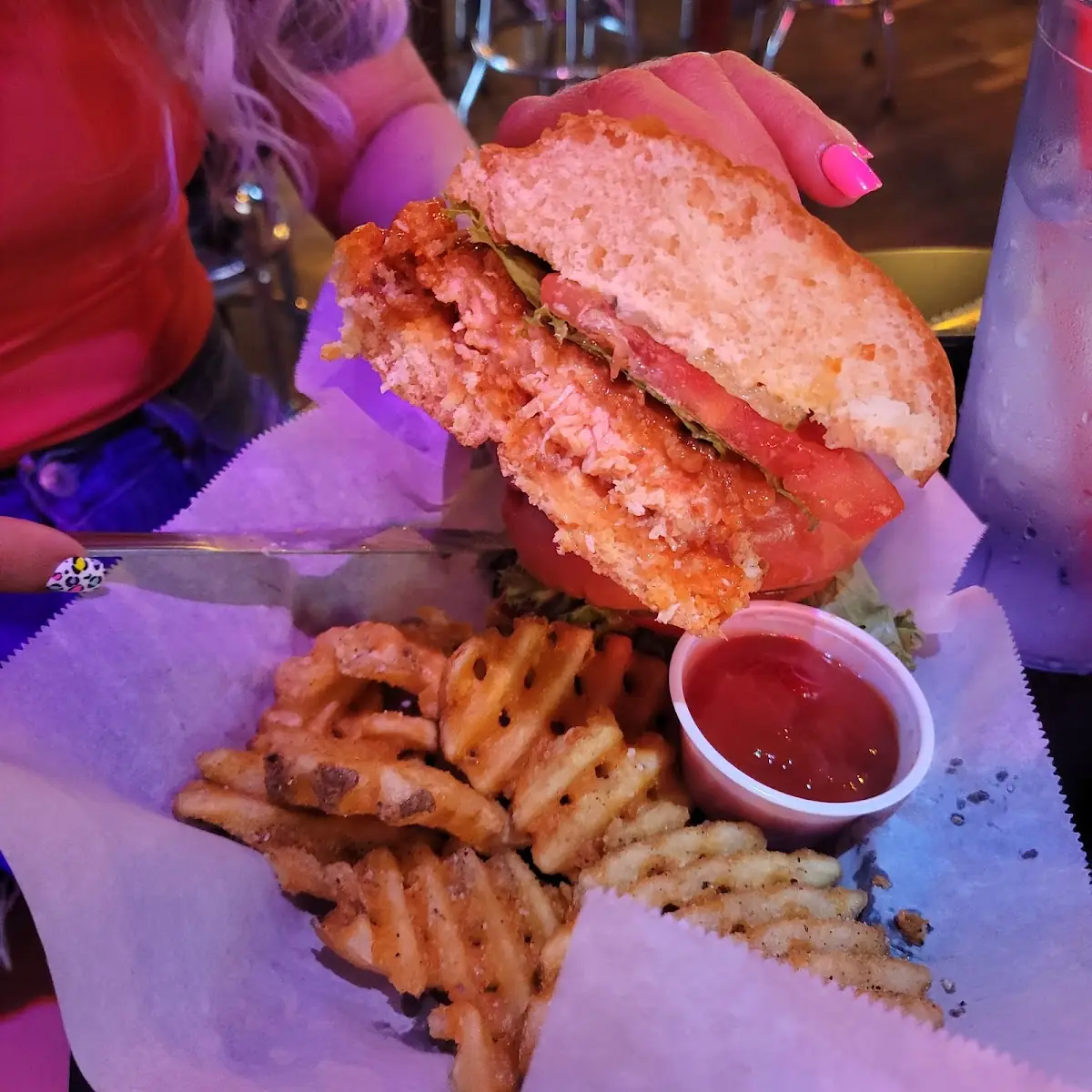 River Rose Burger