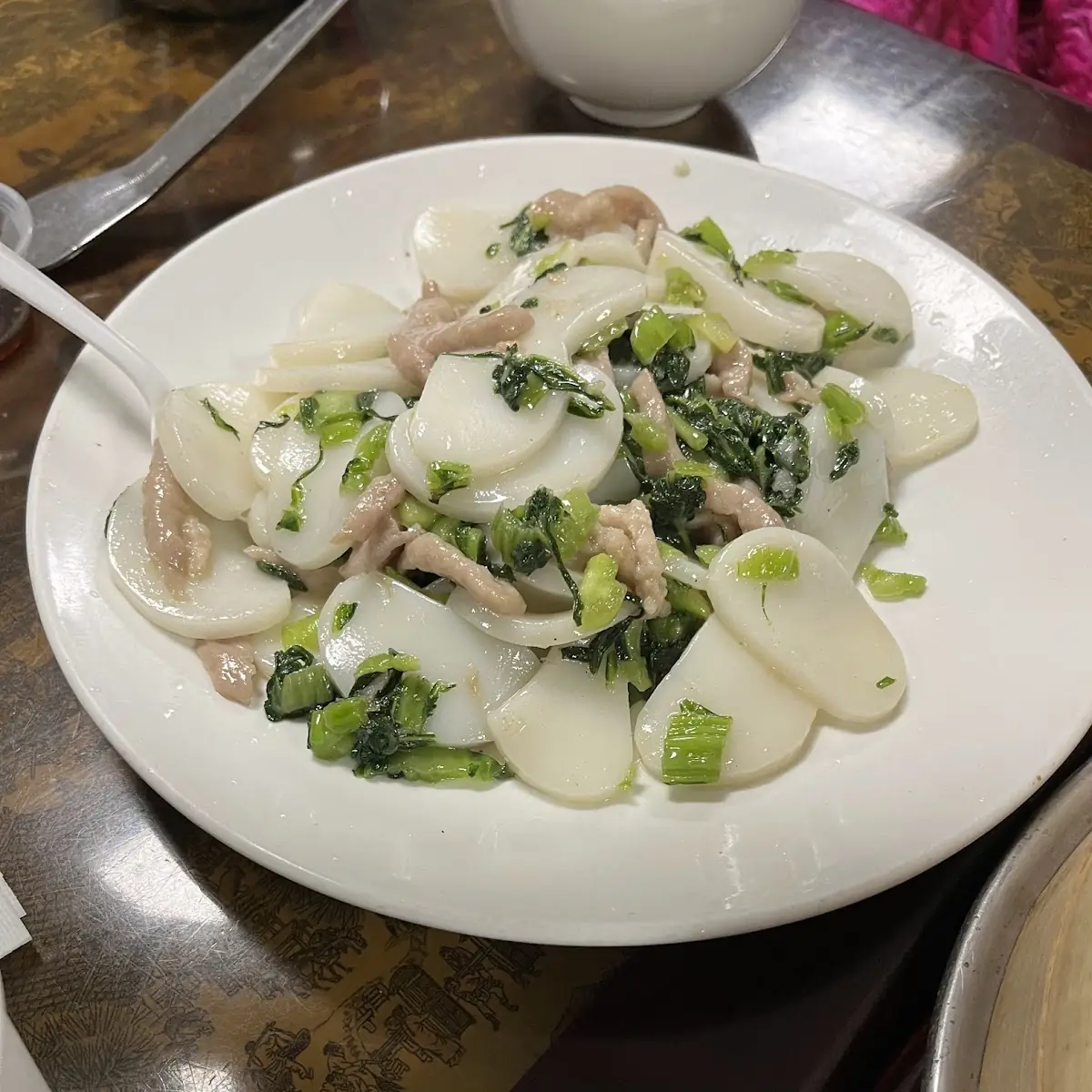 Pickled Vegetables and Pork
