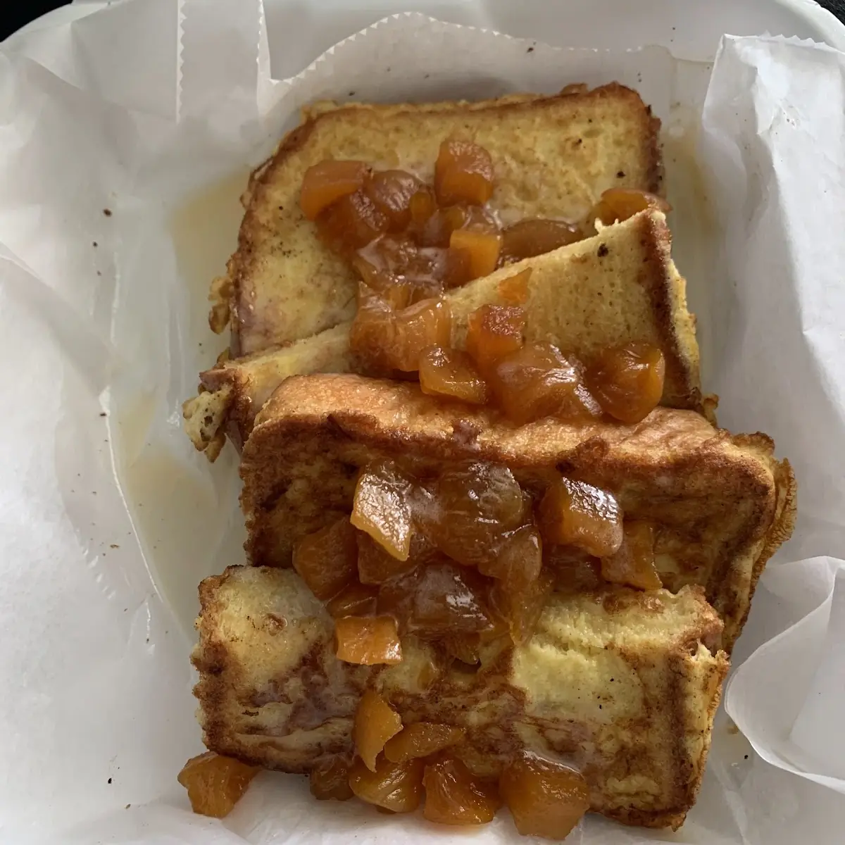 Peach Cobbler French Toast