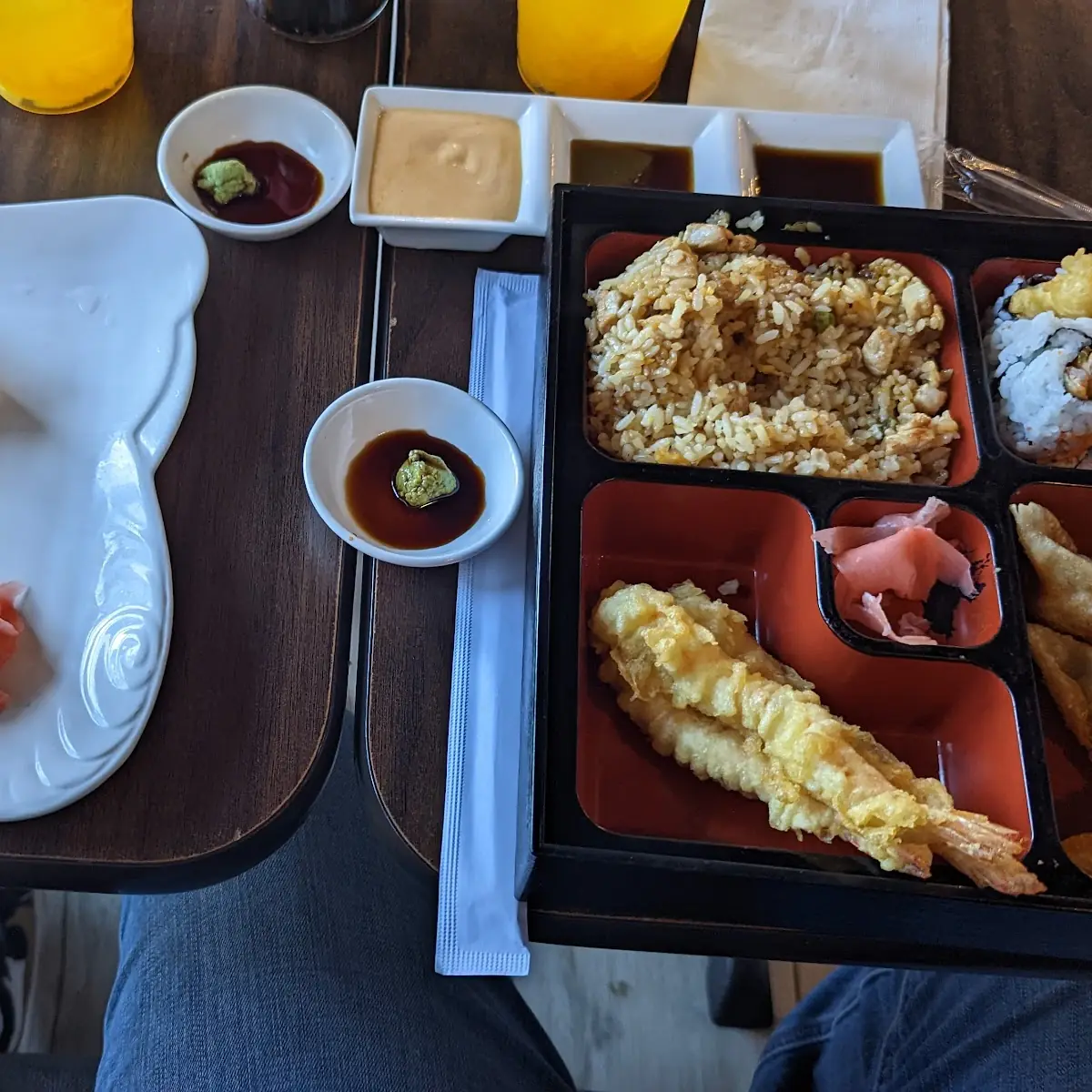 Bento Box and Cali Roll