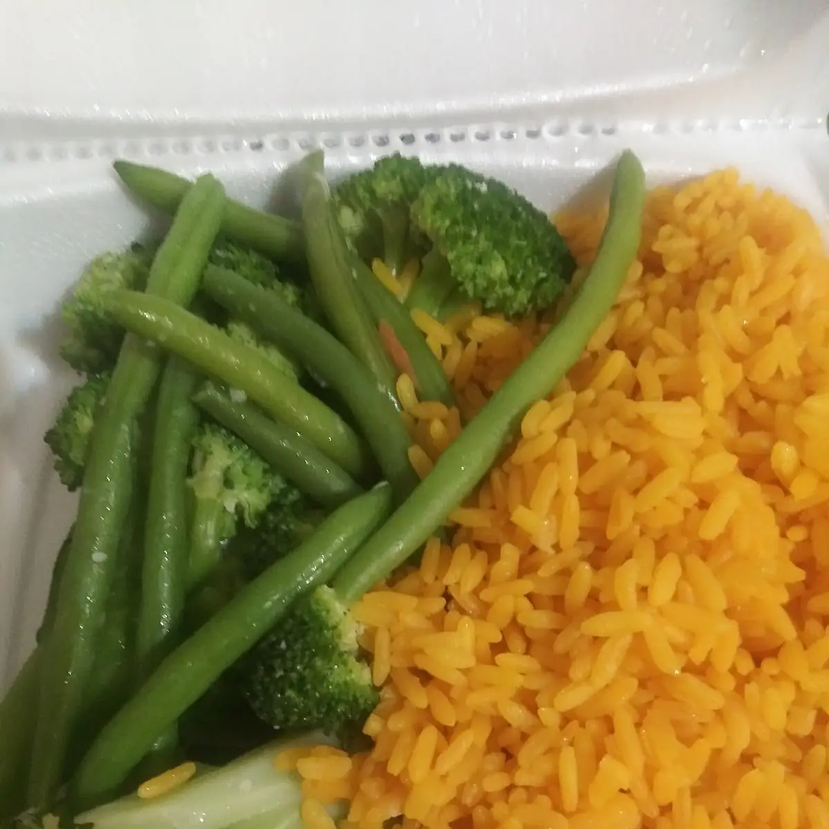 String Beans Broccoli Rice