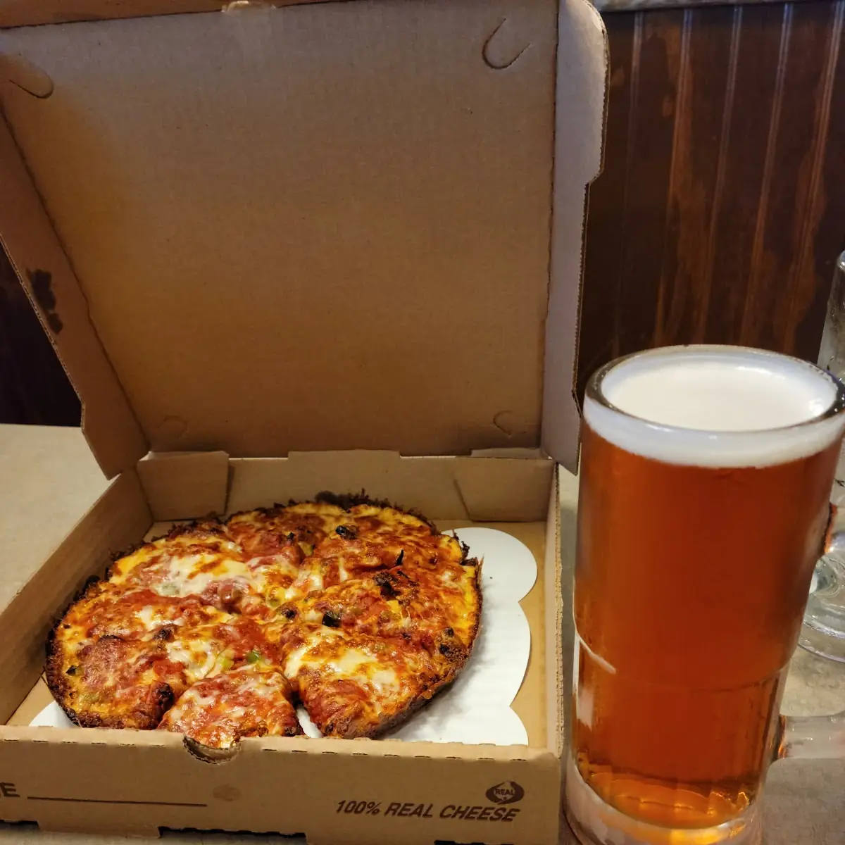 Bacon Pepperoni Pizza