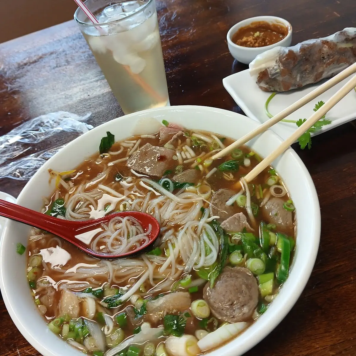 Pho kid, NO meat, with oinion cilantro