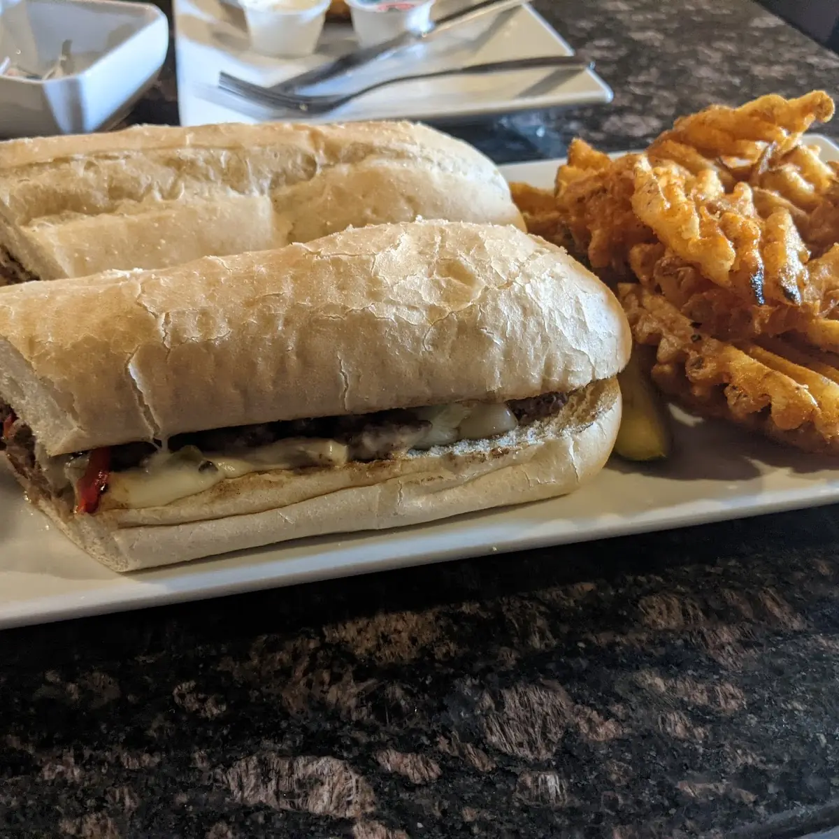 Steak w Cheese Sub