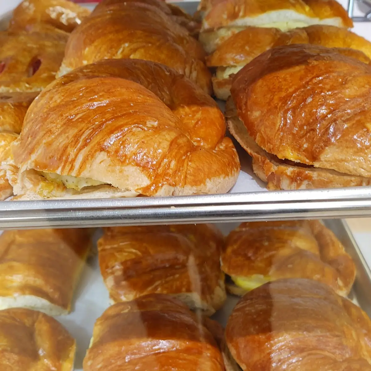 Bacon Egg Cheese Croissant Sandwich