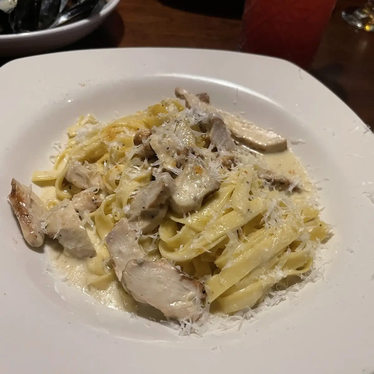 Fettuccine Chicken Alfredo