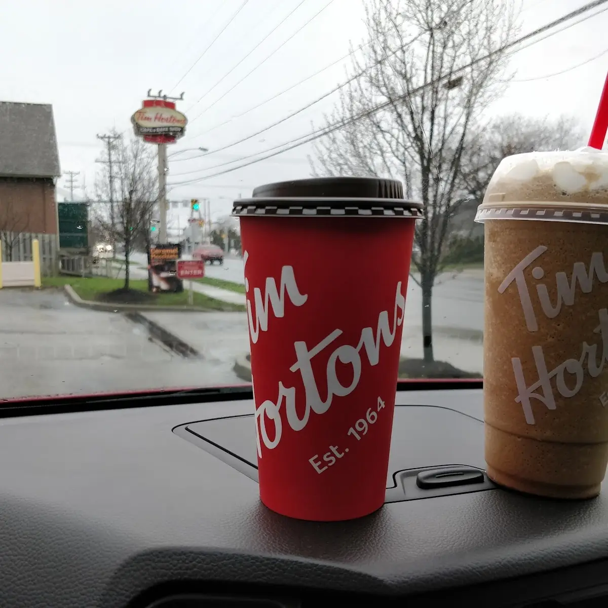 Caramel Macchiato and White Mocha Frappe