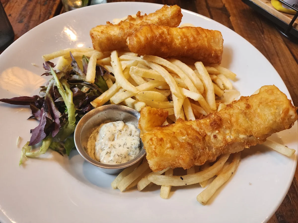Golden Fried Fish and Chips