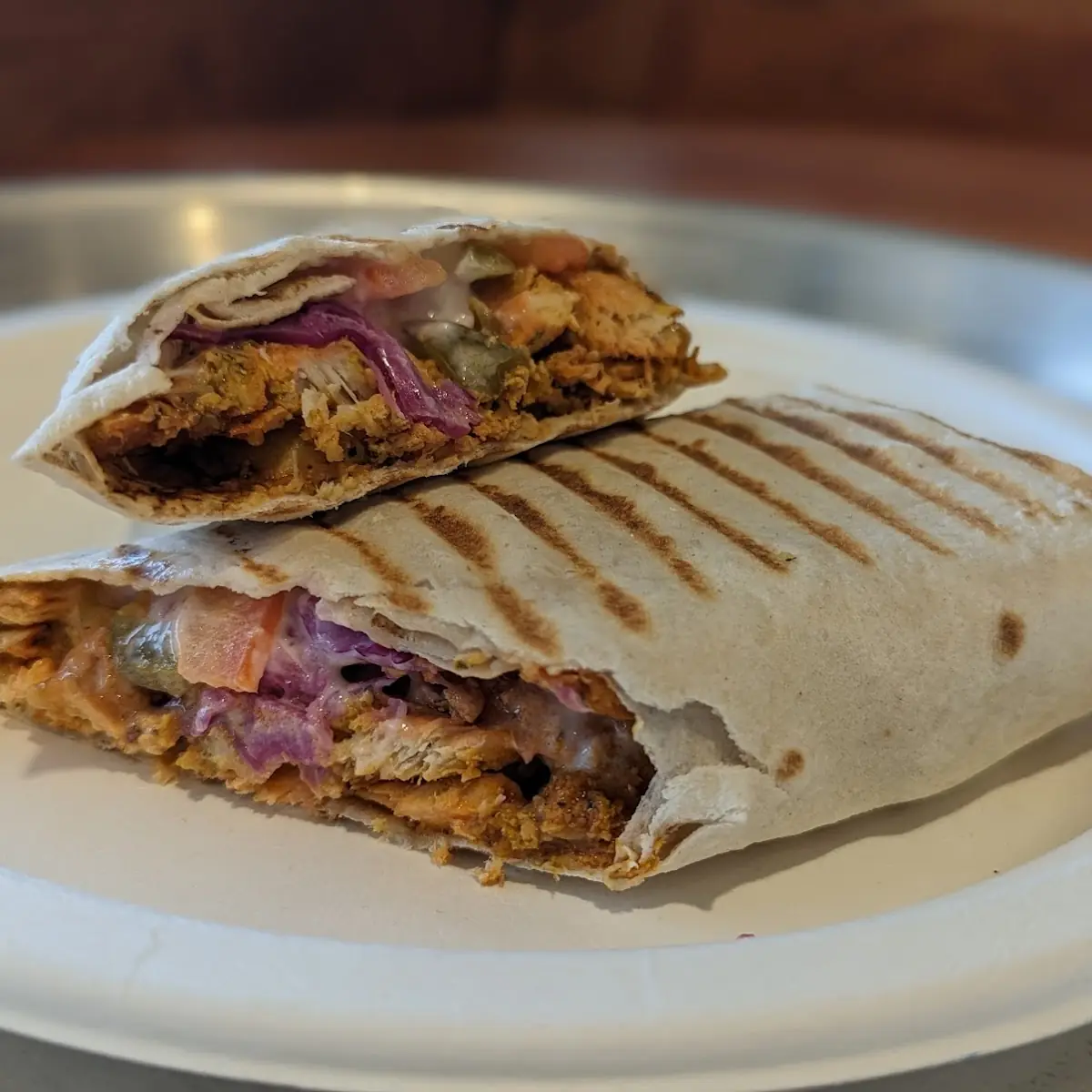 Spicy Chicken Shawarma Wrap
