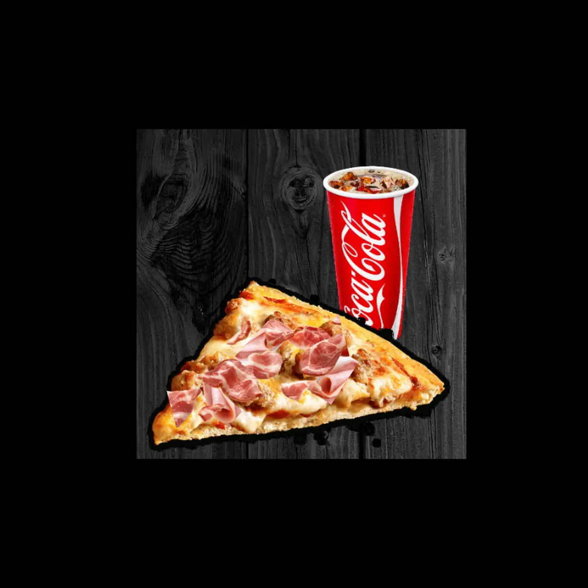 Hawaiian Pizza Slice Combo Special