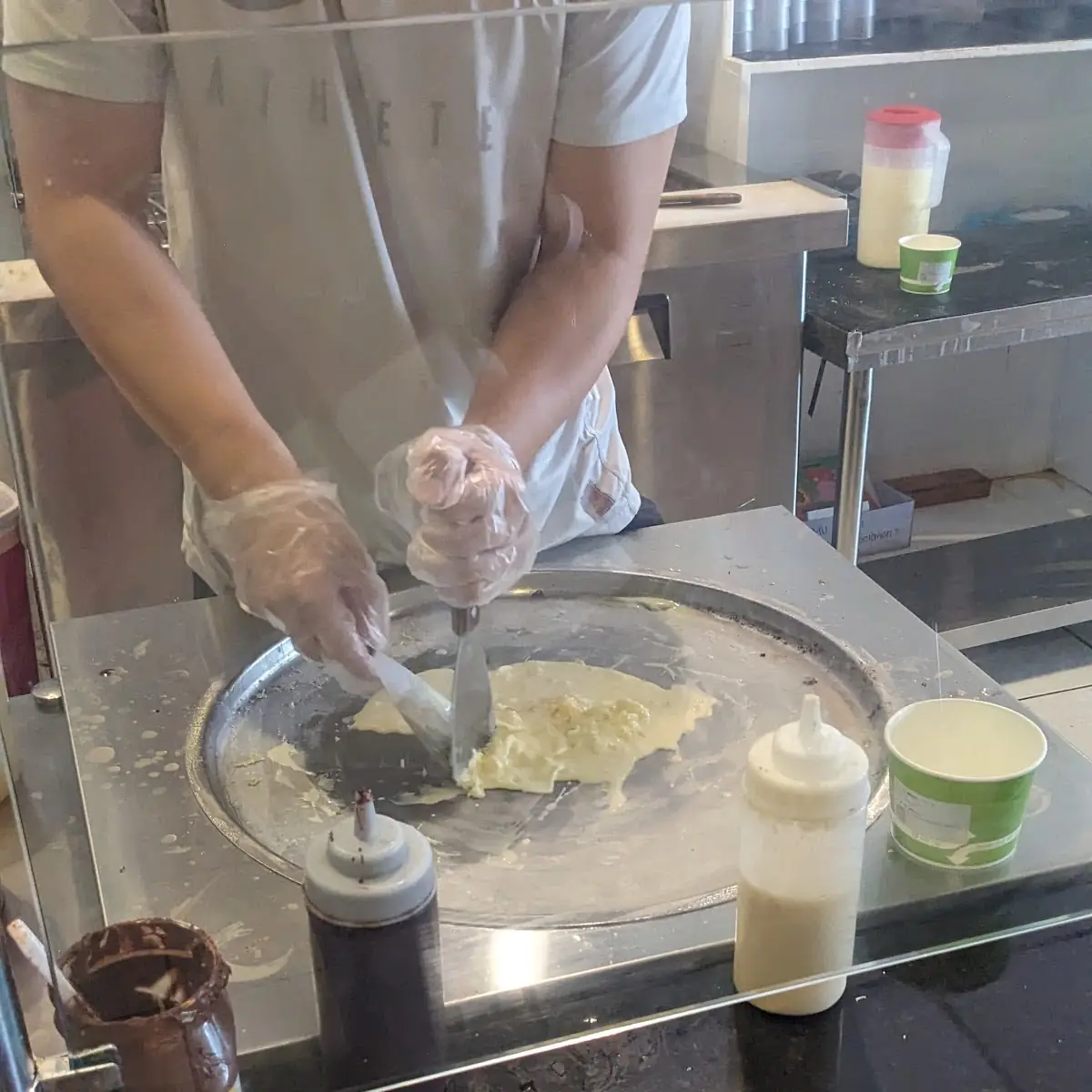 Magic Taro Condensed Milk on Taro Ice Cream Before We Roll