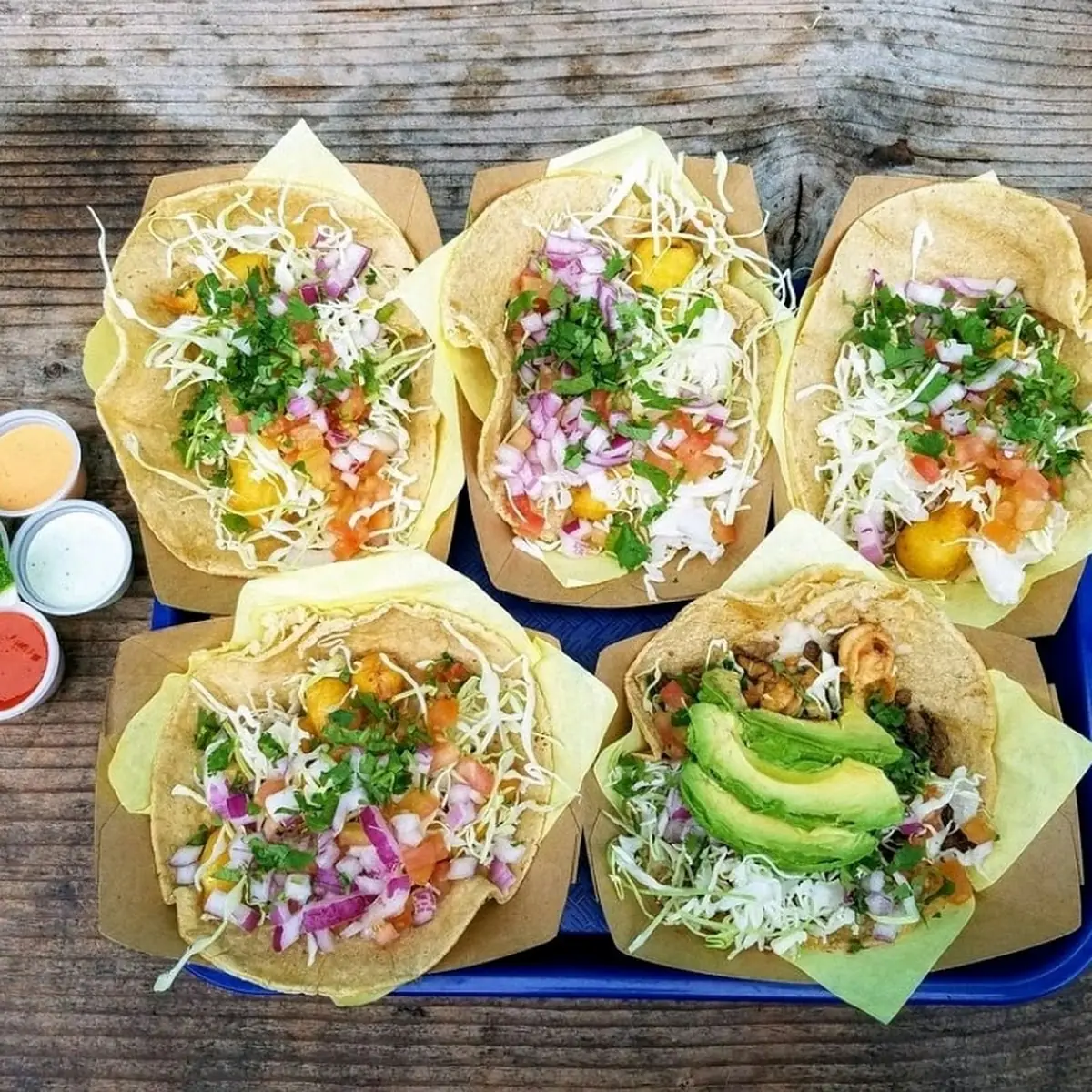Fish Tacos During Happy Hour